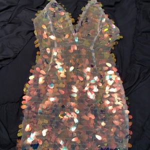 Pretty Little Thing Sparkly Party Dress